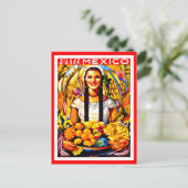 Postcard Vintage Reise-Mexiko Postkarte (Stehend Vorderseite)