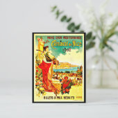 Postcard Vintage Reise-Nizza 2 Postkarte (Stehend Vorderseite)