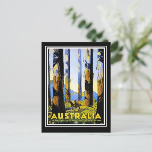 Postcard Vintage Reisen Australien Postkarte (Stehend Vorderseite)