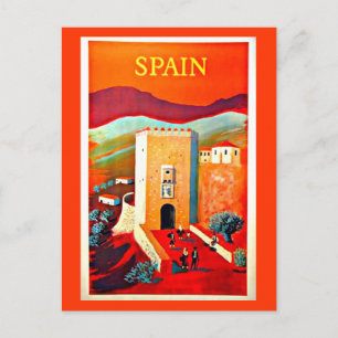 Postcard Vintage - Spanien 2 Postkarte