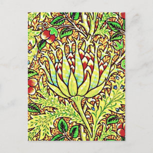 Postcard-Vintage Stoffe/Mode-William Morris 15 Postkarte