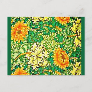 Postcard-Vintage Stoffe/Mode-William Morris 8 Postkarte