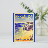 Postcard Vintage Travel-Bermuda Postkarte (Stehend Vorderseite)