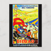 Postcard Vintage Travel-Bilbao Postkarte (Vorderseite)