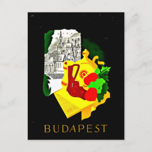 Postcard Vintage Travel-Budapest Postkarte