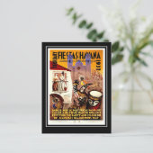Postcard Vintage Travel Fiesta Havanna Postkarte (Stehend Vorderseite)