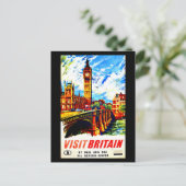 Postcard Vintage Travel-Großbritannien 2 Postkarte (Stehend Vorderseite)