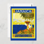Postcard Vintage Travel - Jamaika Postkarte (Vorne/Hinten)