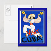 Postcard Vintage Travel Kuba Postkarte (Vorne/Hinten)
