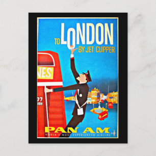 Postcard Vintage Travel-London Postkarte
