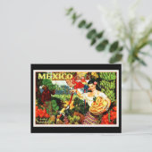 Postcard-VIntage Travel-Mexiko 2 Postkarte (Stehend Vorderseite)