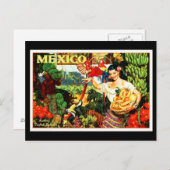 Postcard-VIntage Travel-Mexiko 2 Postkarte (Vorne/Hinten)