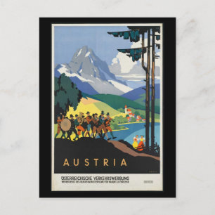 Postcard Vintage Travel-Österreich Postkarte