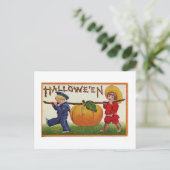 Postcard-Vintages Halloween Postkarte (Stehend Vorderseite)