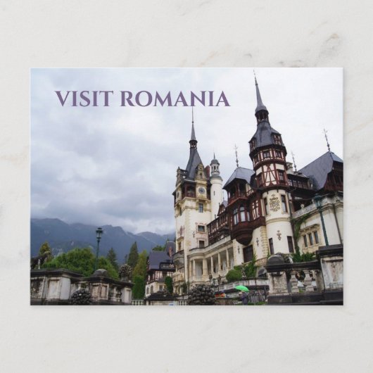 Postcard Visit Romania Postkarte (Vorderseite)