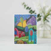 Postcard - Volkskunst Bauernhöfe/Landschaft Postkarte (Stehend Vorderseite)