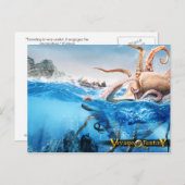 Postcard Voyage to Fantasy - The Cracken Postkarte (Vorne/Hinten)
