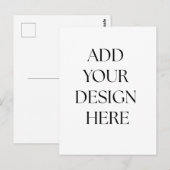 Postcard w/ Backing Postkarte (Vorne/Hinten)