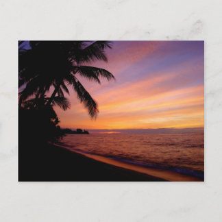 Postcard - Waialua Sunset Postkarte