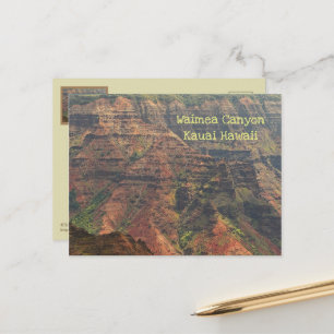 POSTCARD Waimea Canyon, Kauai, Hawaii Postkarte