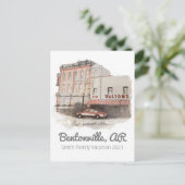 Postcard Walmart Aquarell Postkarte (Stehend Vorderseite)