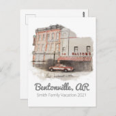 Postcard Walmart Aquarell Postkarte (Vorne/Hinten)