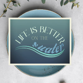 Postcard Wassersport Surfing sup Segel Bootsurlaub Postkarte