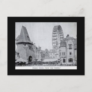 Postcard-Weltmeisterrad aus der Wiener Altstadt Postkarte