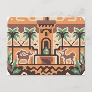 postcard which shows of 'Ghardaia' in Algerie Postkarte