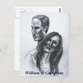 Postcard William & Catherine Wedding Postkarte (Vorne/Hinten)