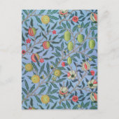 POSTCARD : WILLIAM MORRIS "BLAUE POMEGRANATES" POSTKARTE (Vorderseite)