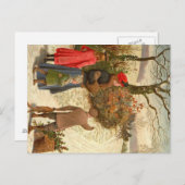 Postcard - Winter Scene Postkarte (Vorne/Hinten)