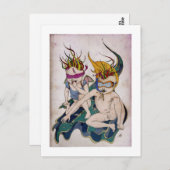 Postcard - Wir würden die Welt gerettet Postkarte (Vorne/Hinten)