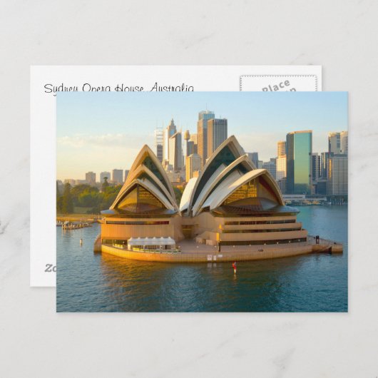 Postcard Wird Sydney Opera House Australien Postkarte (Vorne/Hinten)
