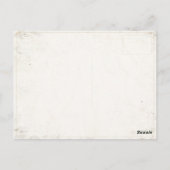 Postcard with Distressed Chicago Flag Print Postkarte (Rückseite)