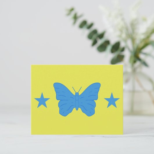 Postcard with Flag of Bady Bassitt, Brazil Postkarte (Stehend Vorderseite)