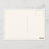 Postcard with Vintage Great Britain Flag Postkarte (Rückseite)