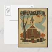 Postcard-WPA-Philadelphia Postkarte (Vorne/Hinten)
