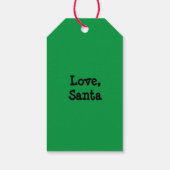 Postcard - Zählen Sie bis Weihnachten Geschenkanhänger (Rückseite)