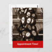 Postcard Zeitliche Visuelle Terminierung Erinnerun Postkarte (Vorne/Hinten)