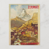 Postcard Zermatt Schweiz Gornergratbahn Postkarte (Vorderseite)