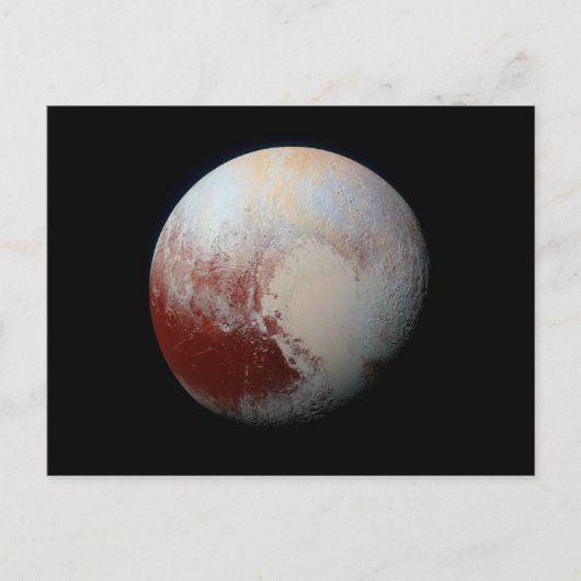 Postcard Zwerg Planet Pluto von der NASA New Horiz Postkarte (Vorderseite)