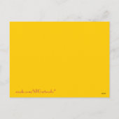 PostcardART. GLÜCKLICHES CHANUKKA Feiertagspostkarte (Rückseite)