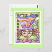 POSTCARDS - DER MAD PLATTER POSTKARTE (Vorne/Hinten)