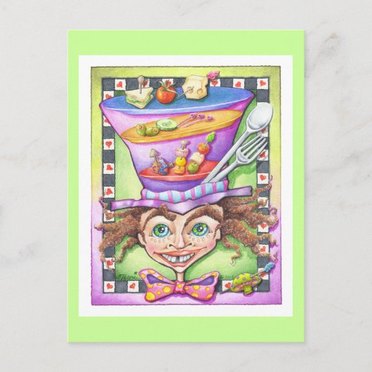 POSTCARDS - DER MAD PLATTER POSTKARTE (Vorderseite)