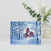 POSTCARDS Die alte rote Mühle Postkarte (Stehend Vorderseite)