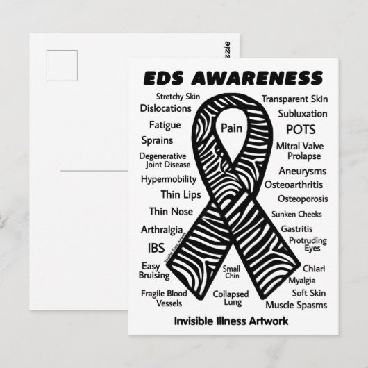 POSTCARDS.. EDS - Symptome Postkarte (Vorne/Hinten)