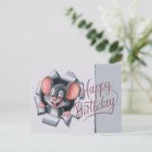 Postcards Happy Birthday Maus 09 Postkarte (Stehend Vorderseite)