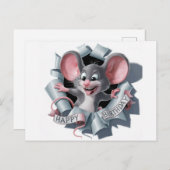 Postcards Happy Birthday Maus Postkarte (Vorne/Hinten)