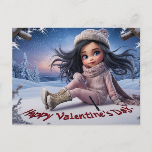 Postcards happy valentine's day 03 postkarte (Vorderseite)